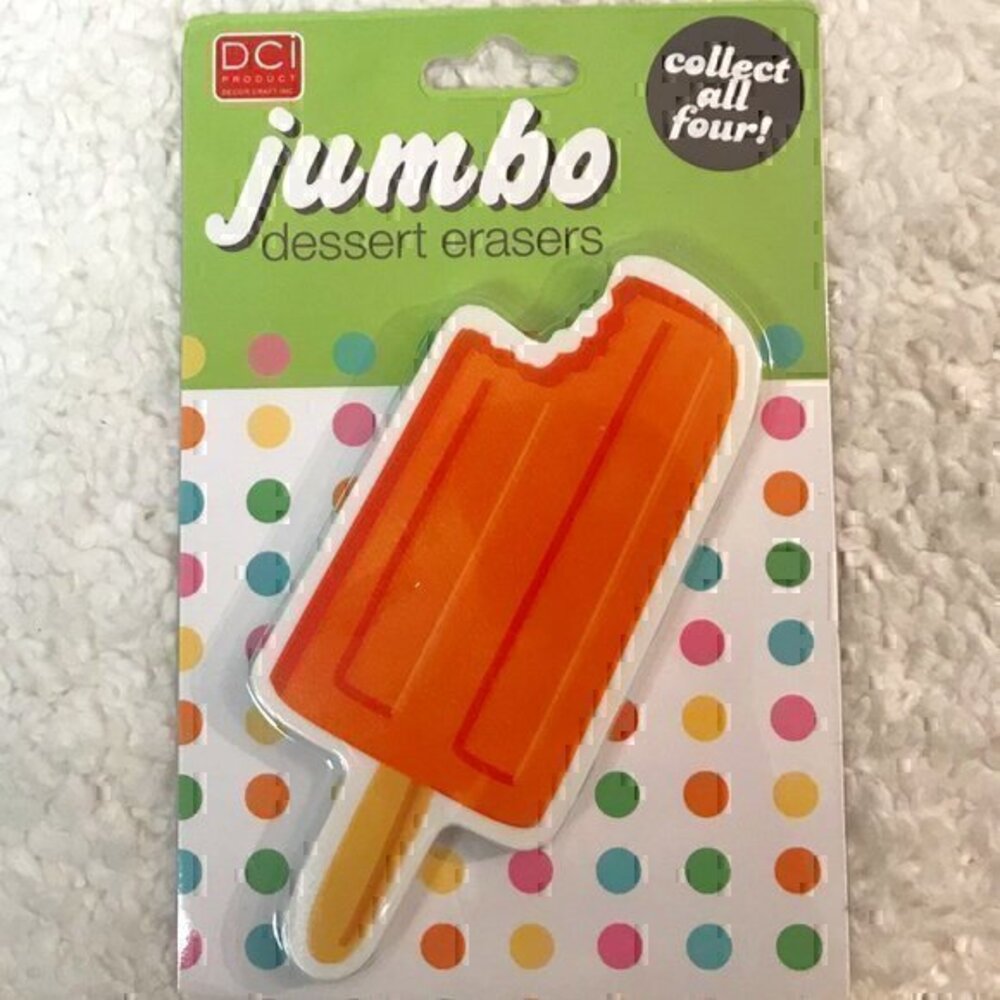 🎉 2/$10 DCI Jumbo "Popsicle Desert" Eraser